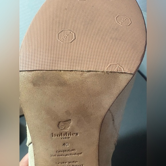 BOBBIES PARIS High-Heeled Suede Leather Ankle Boots - Picture 10 of 11